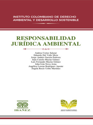 cover image of Responsabilidad jurídica ambiental